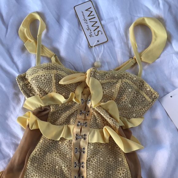 NWT For Love & Lemons Elle One Piece Swimsuit XS - Picture 3 of 14